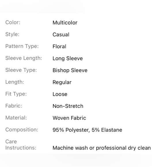 Beautiful V Neck multi color flower blouse 3X SOLD OUT 🌸 BN 35 - Picture 7 of 7